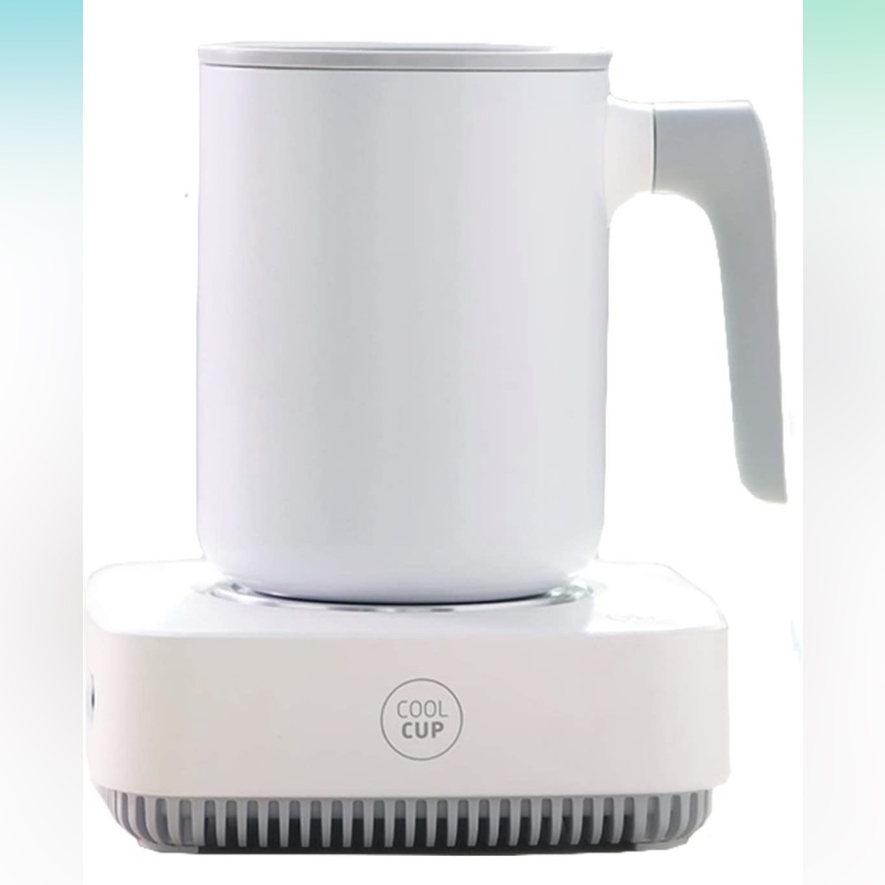 2-in-1 Warming and Cooling Beverage Plate and Mug